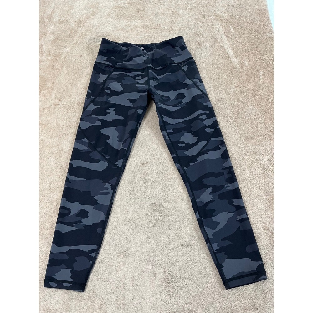 Sweaty Betty Power 7/8 Leggings Size Small Camo Workout Gym Yoga Running EUC